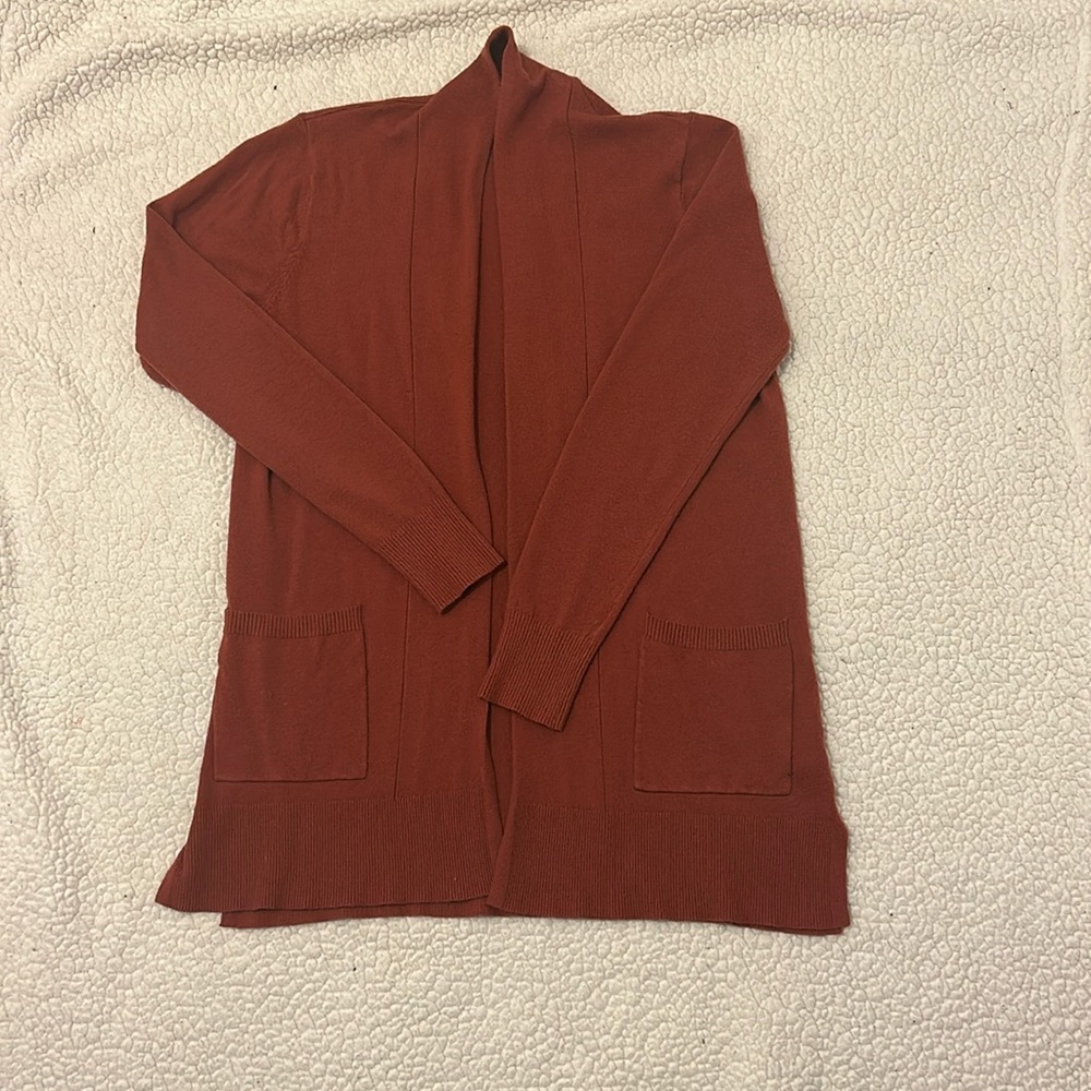 Burnt orange/brown cardigan